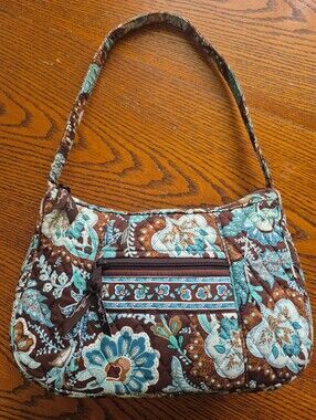 Vera Bradley Java Blue Molly Shoulder Bag (2006)